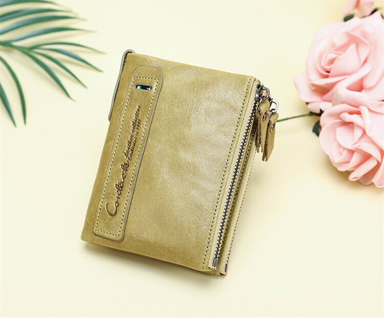 Compact Wallet - Stylish Double Zipper Wallet
