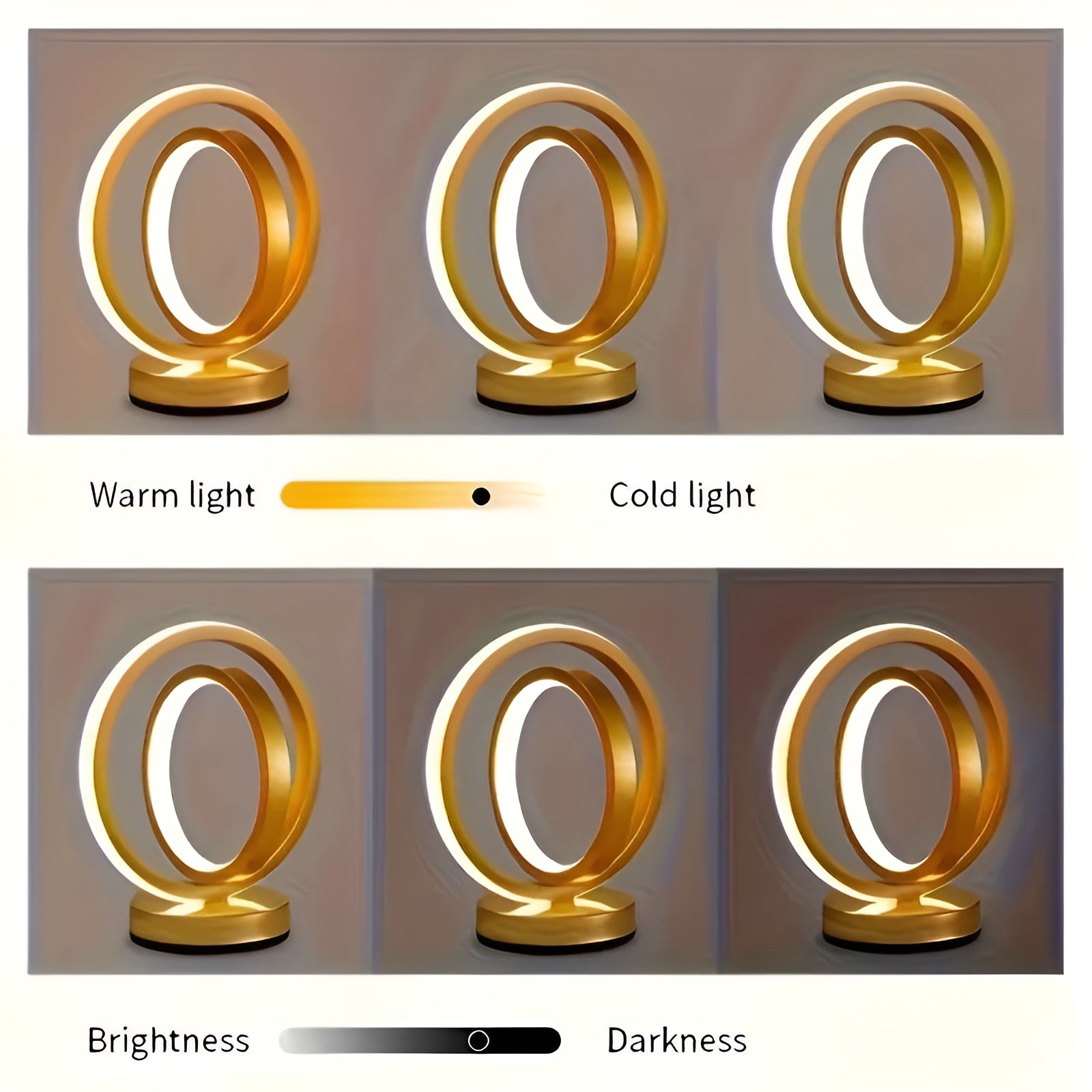 Modern Dimmable Table Lamp - Stylish Metal Design with USB