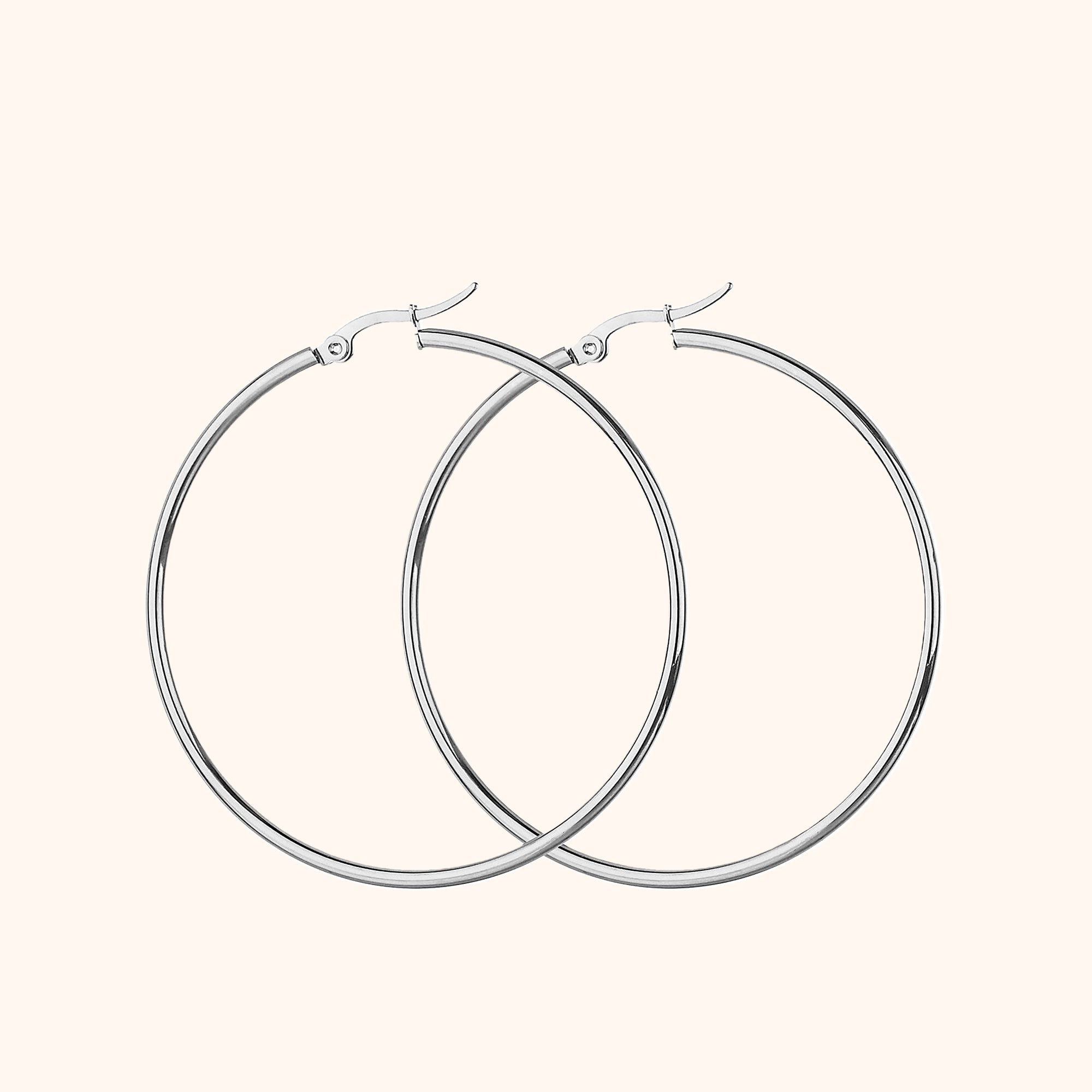 Elegant Celeste Large Hoop Earrings