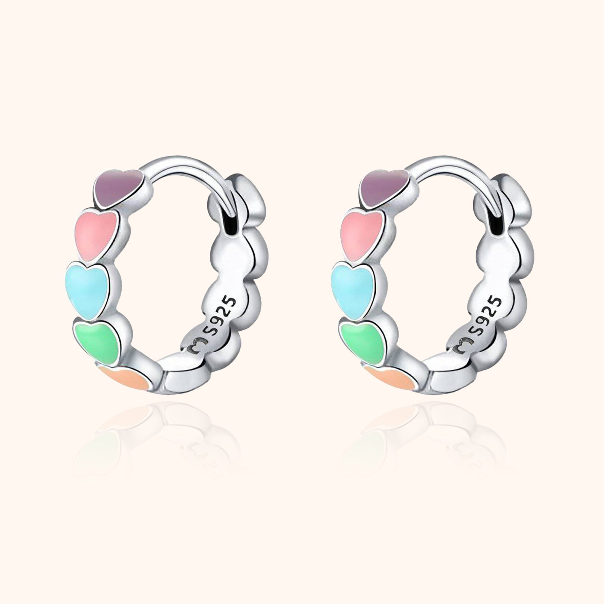 Celestina's enchanting rainbow earrings