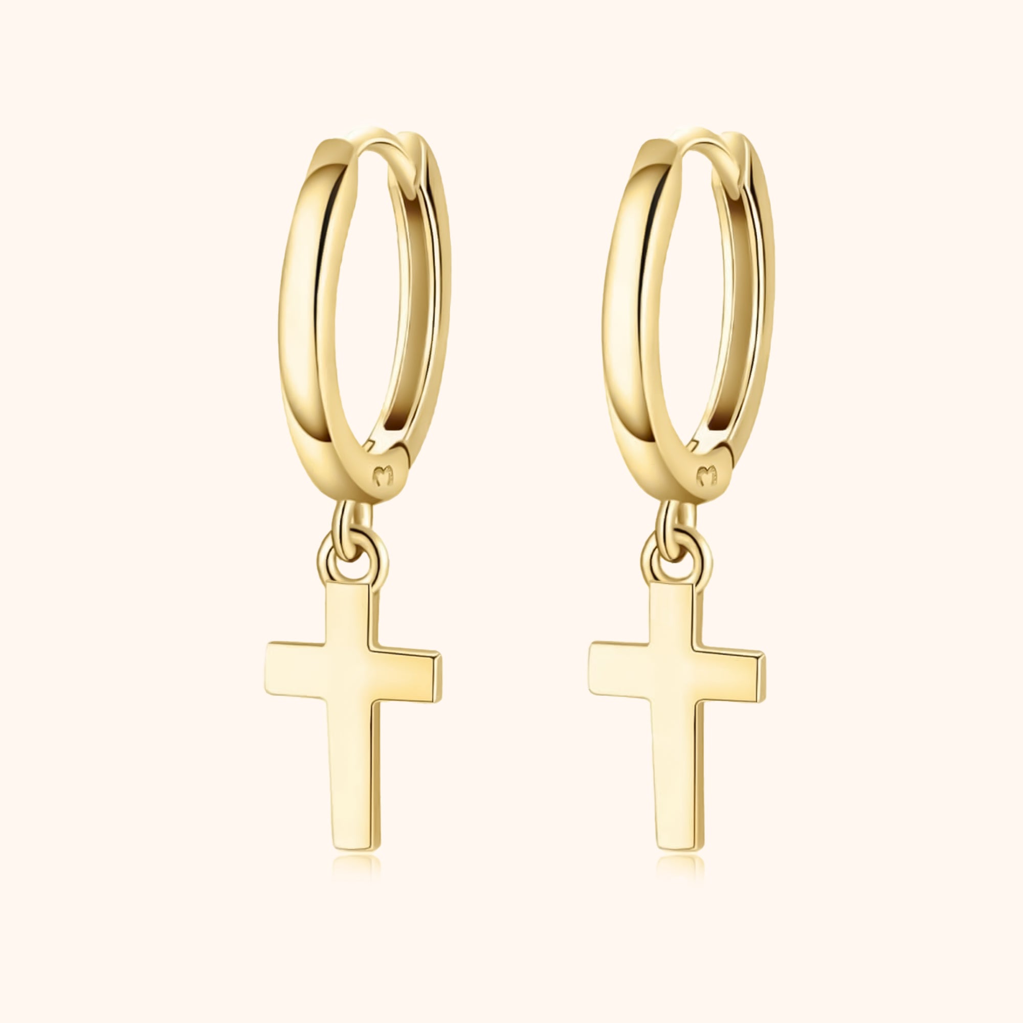 Stylish Aurelia Earrings with Elegant Cross Pendant