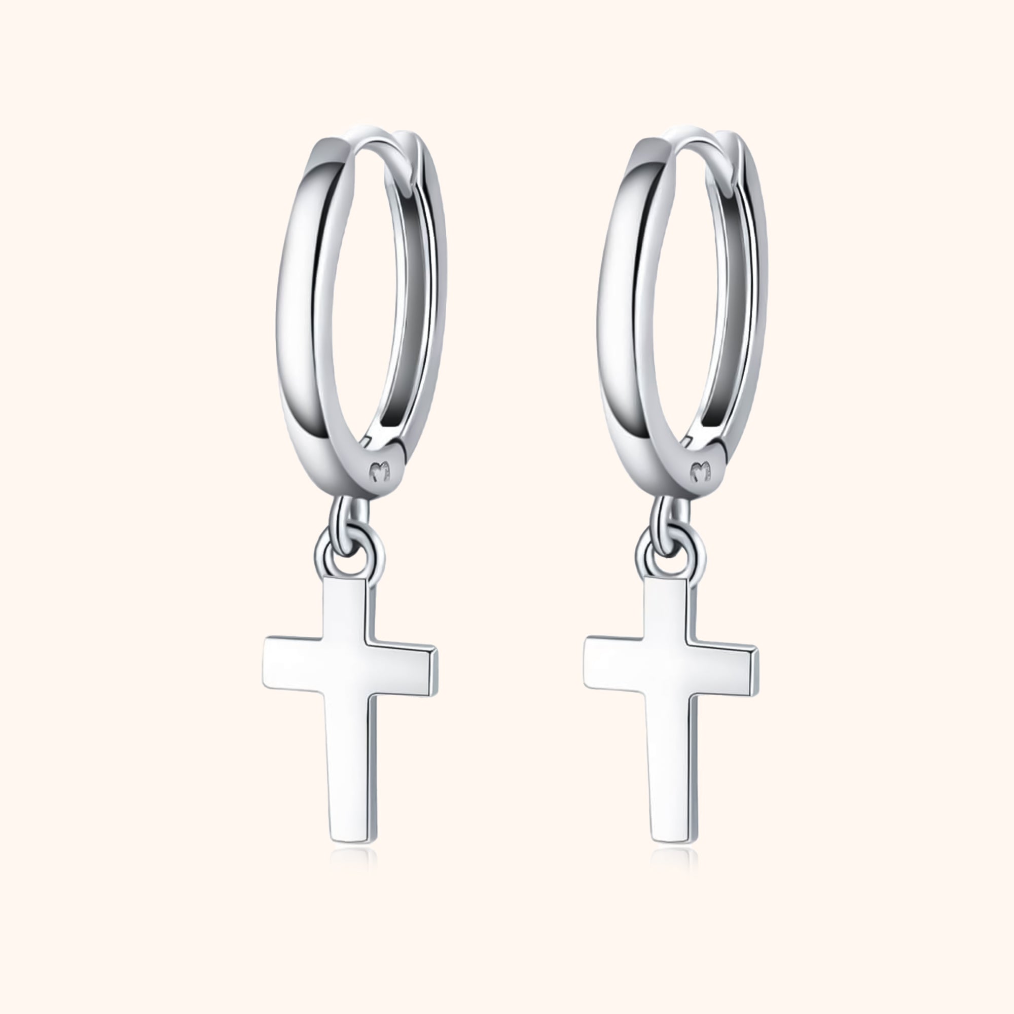 Stylish Aurelia Earrings with Elegant Cross Pendant