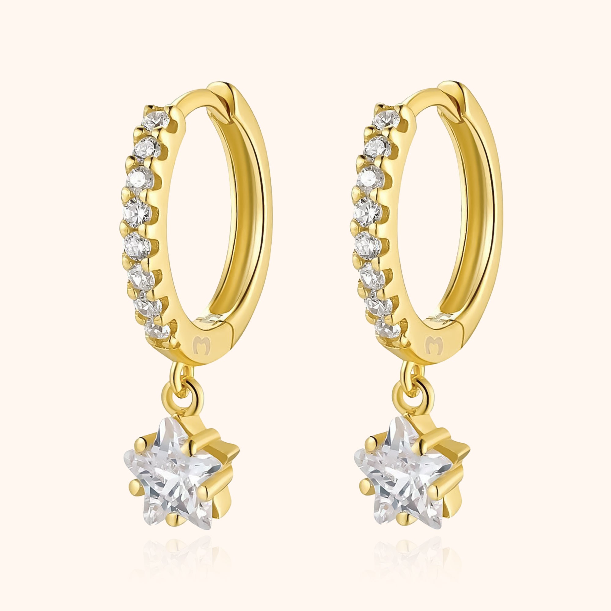 Elegant Hanging Star Earrings - Lyra