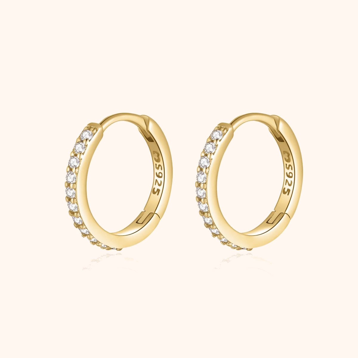 Shiny Iriana Earrings with Radiant Zirconia