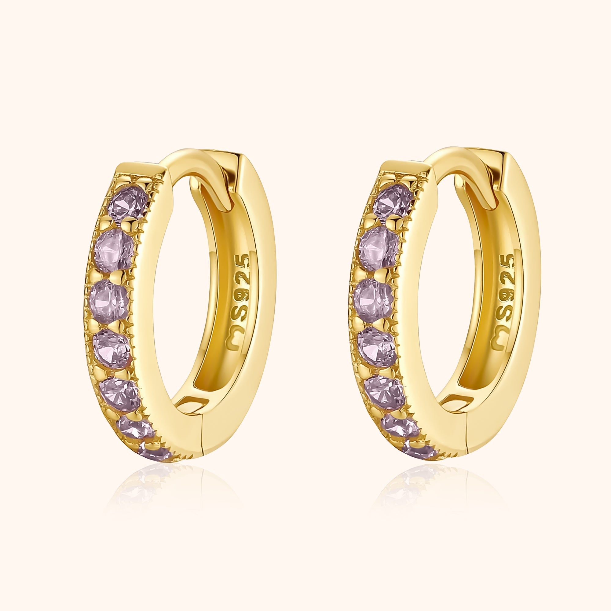 Enchanting Amaranta Earrings - Sparkling Creoles
