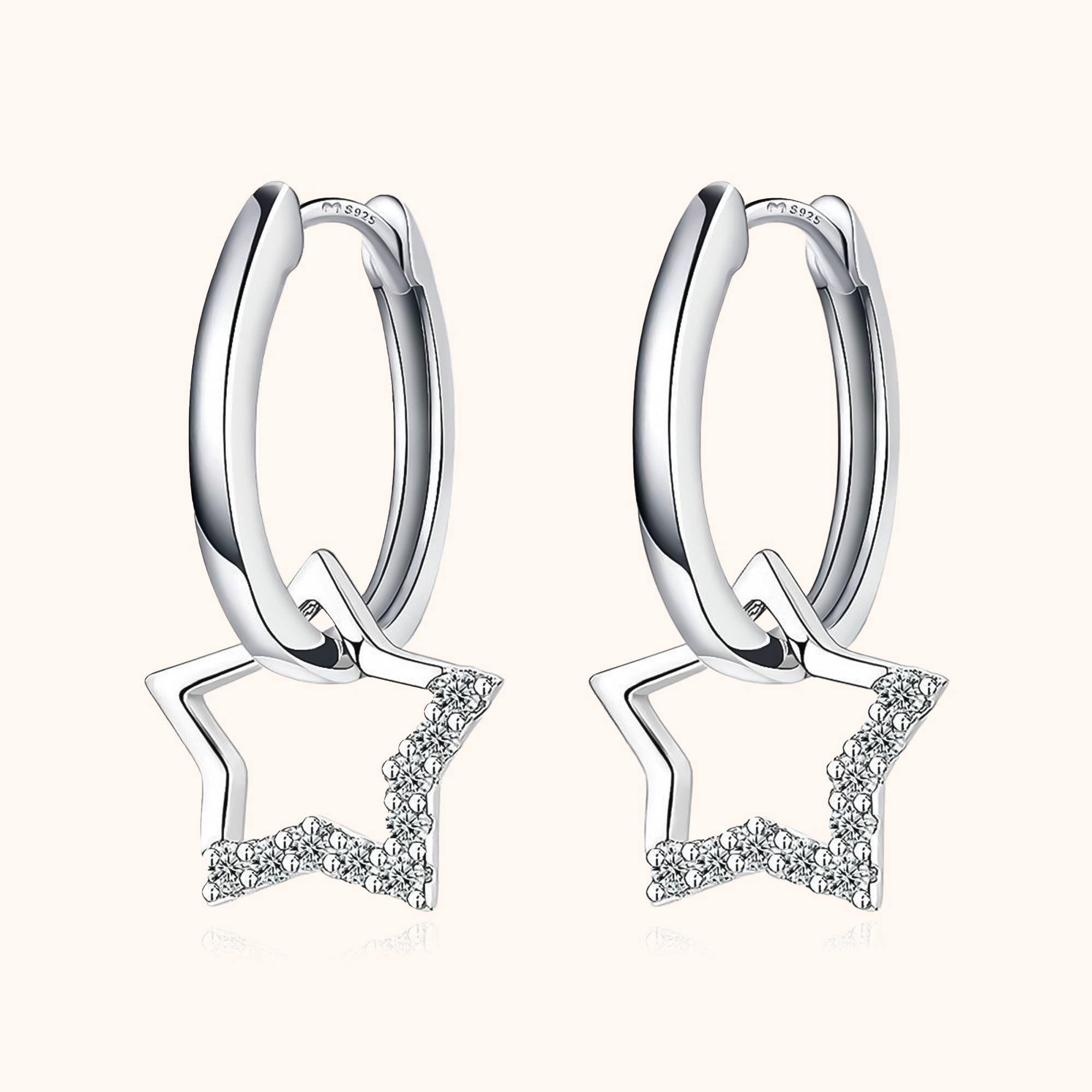 Star Charm Earrings - Noëmi Collection