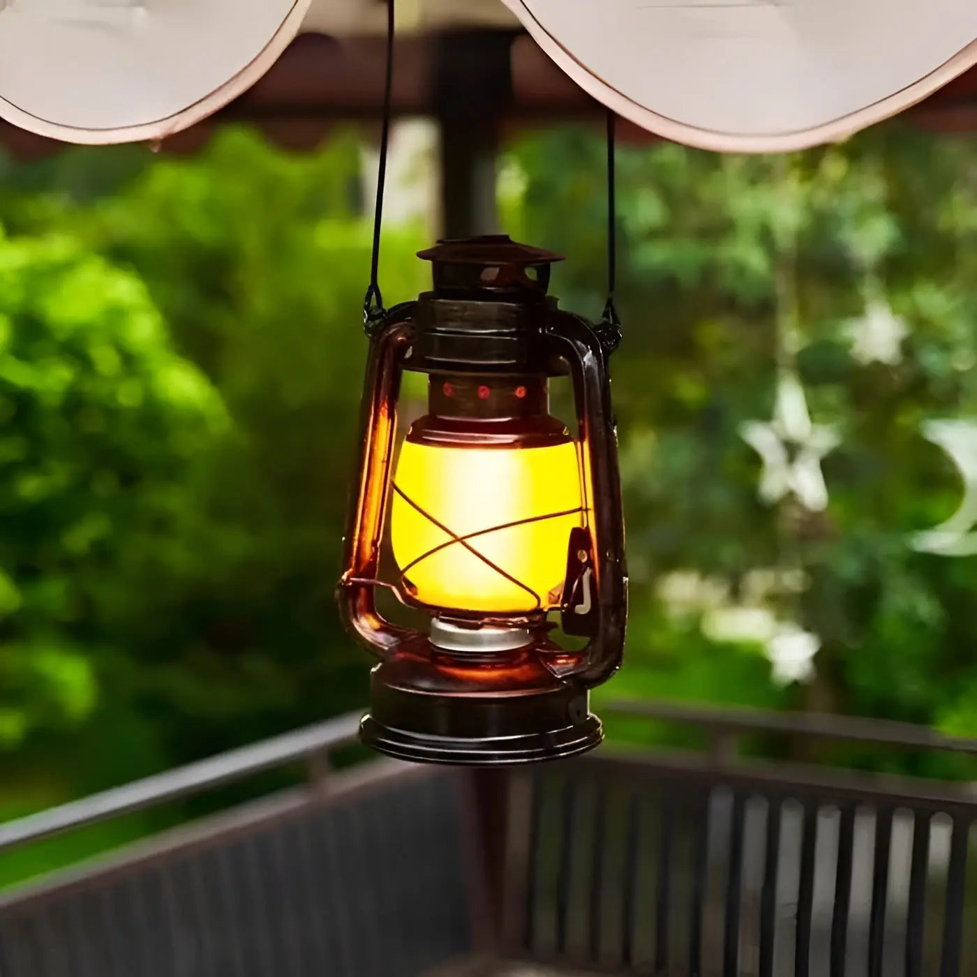 Industrial LED Pendant Lamp - for Atmospheric Evenings &amp; Outdoor Use