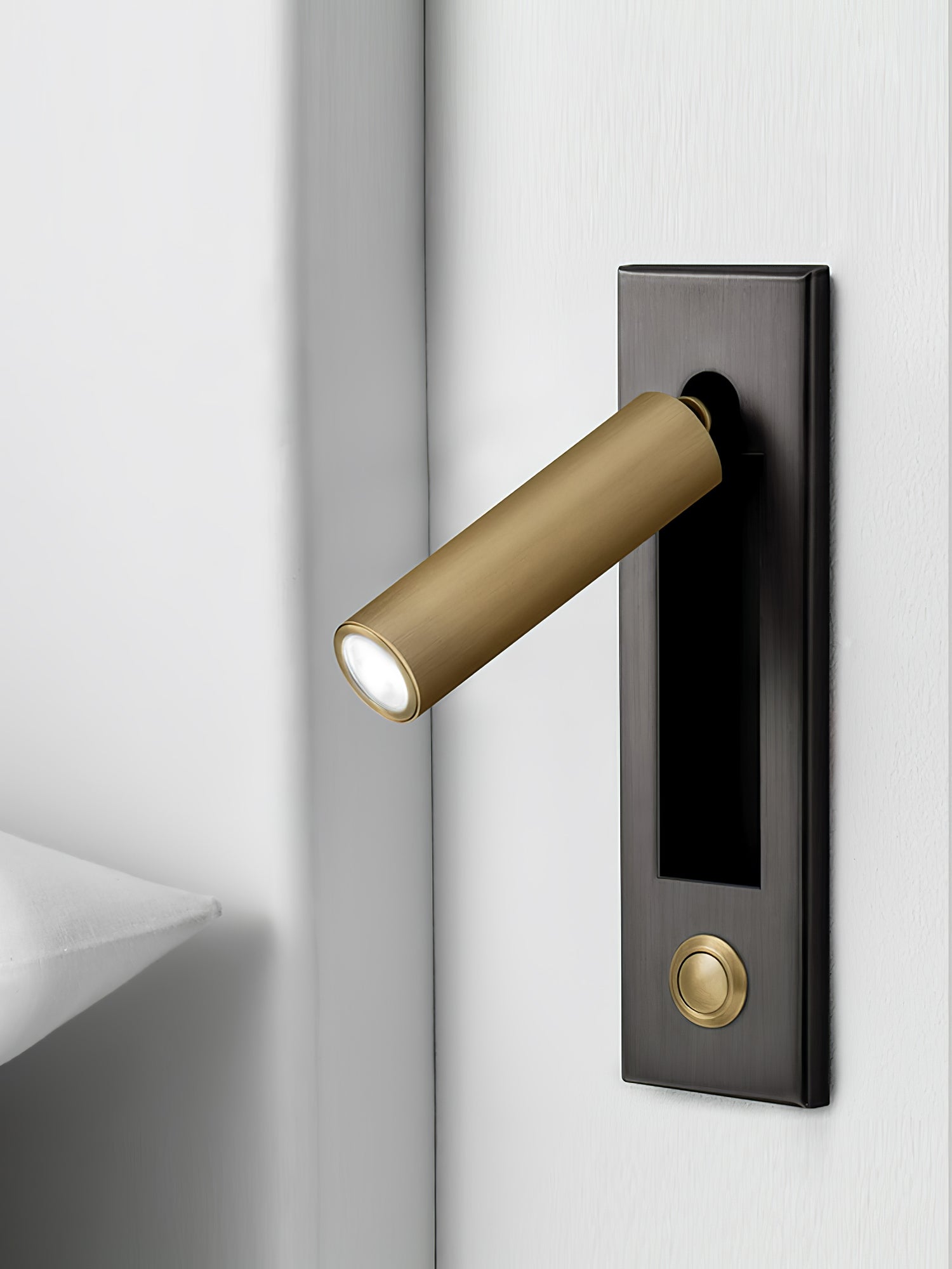 Inbyggd Ljus – Minimalistisk Sängside Vägglampa LED