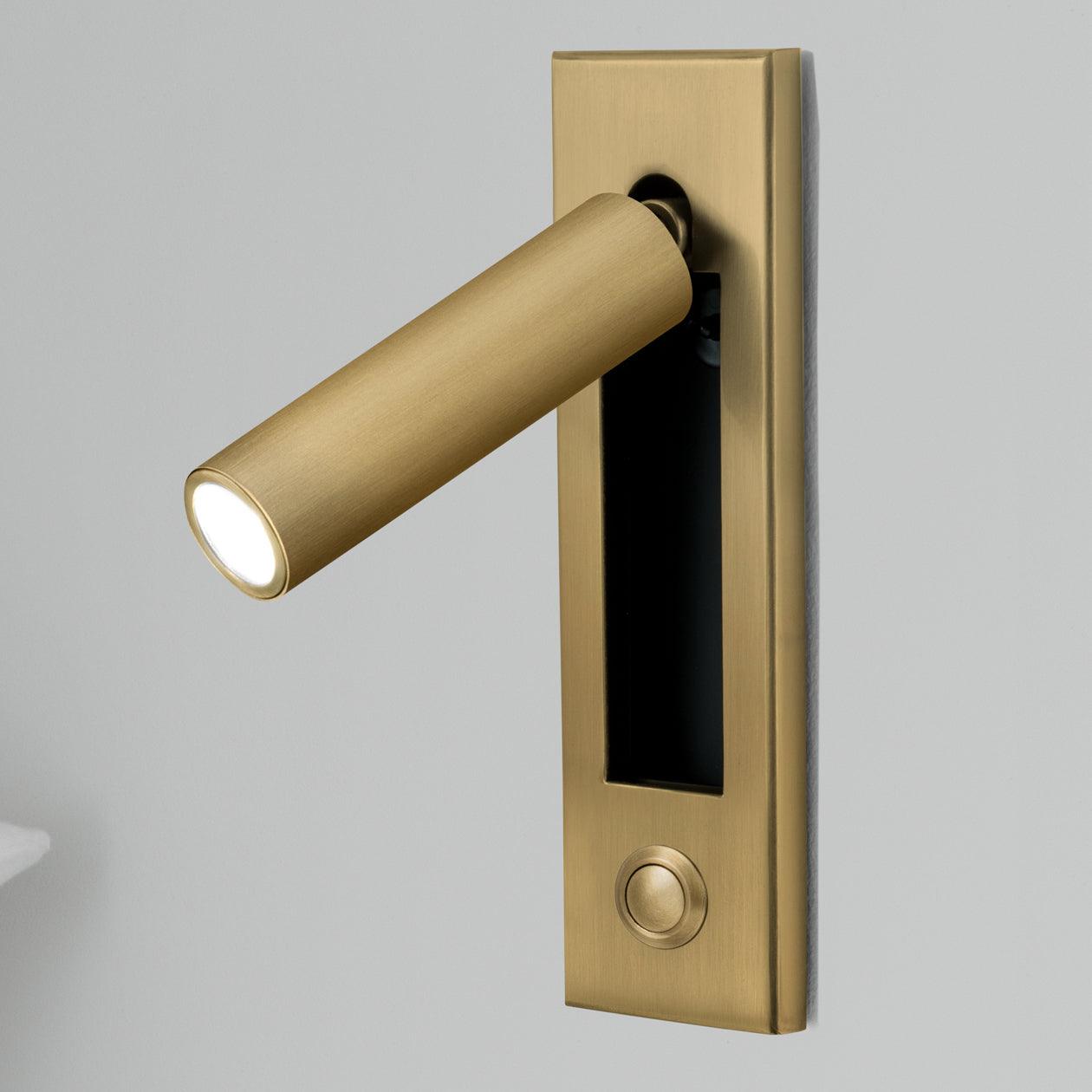 Inbyggd Ljus – Minimalistisk Sängside Vägglampa LED