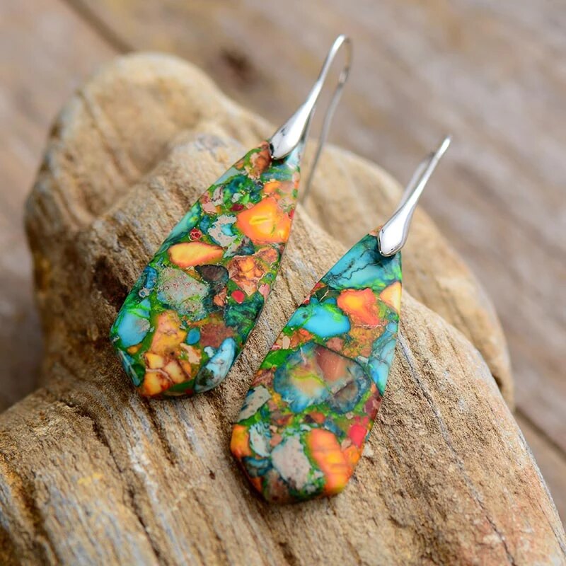 Vibrant Jasper Earrings | Colorful must-haves for every occasion!
