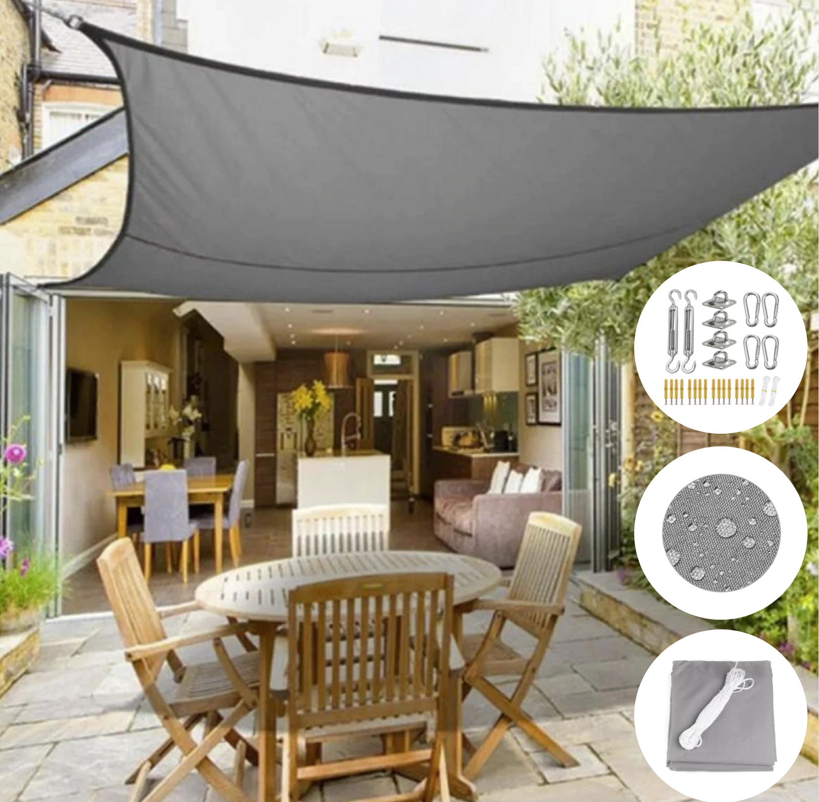 SunShade – Luxurious Water Resistant Shade Sails for Garden