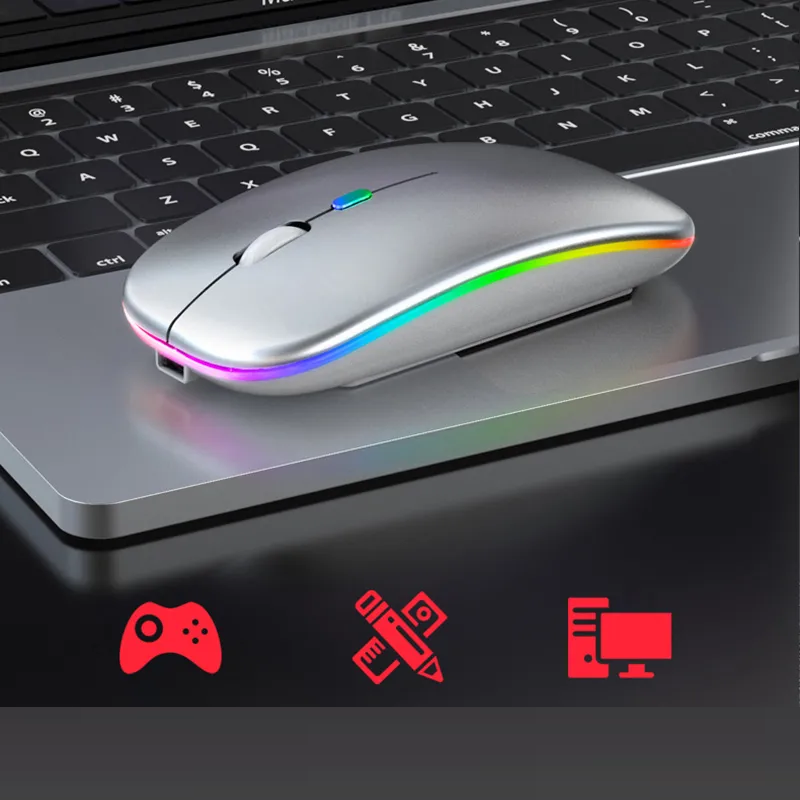 LuxeClick Mouse – Wireless Rechargeable Bluetooth Mouse