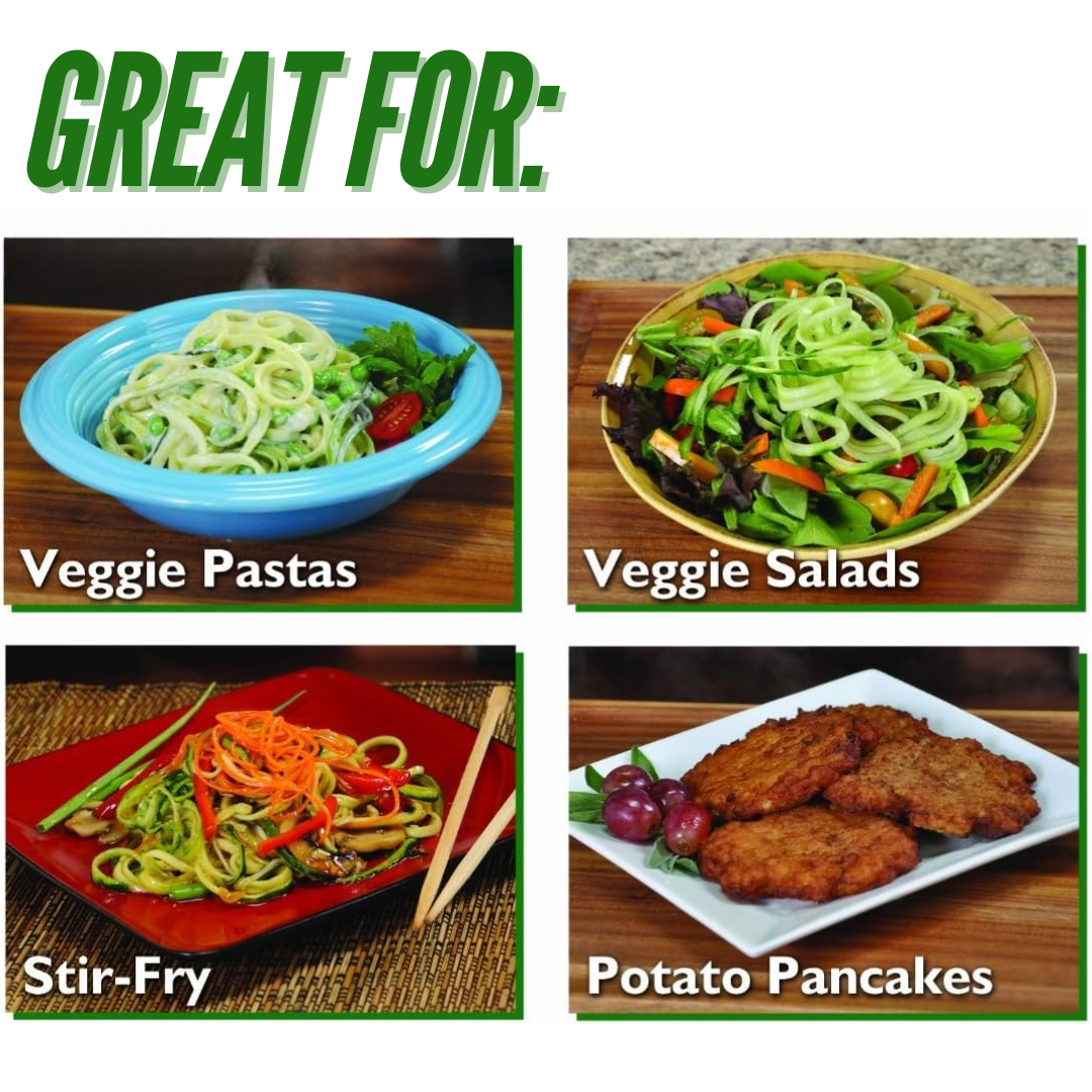 Veggetti Pro - Practical Spiral Slicer for Vegetables
