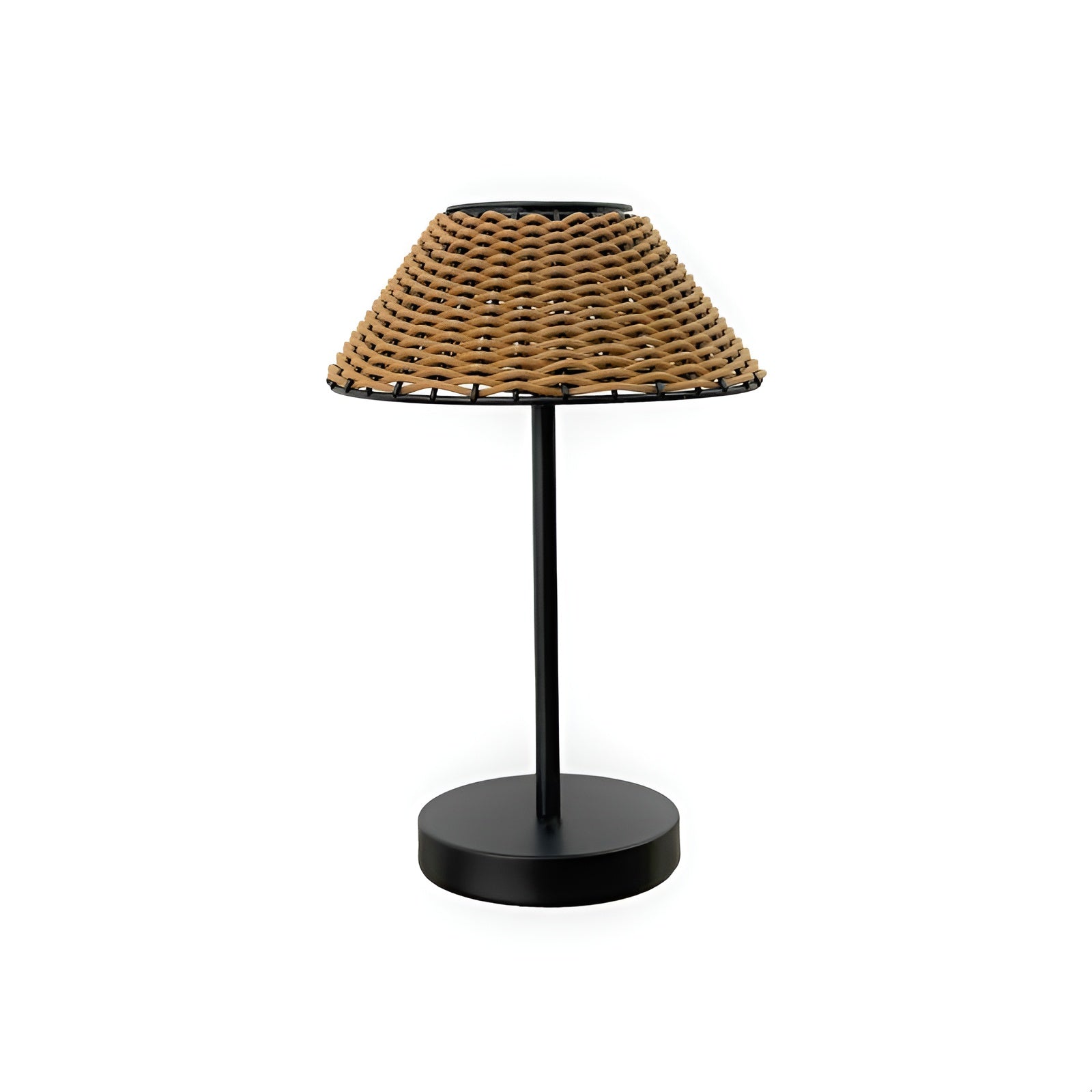 Elegant GardenWoven Solar Lamp - Weatherproof &amp; Energy Saving 