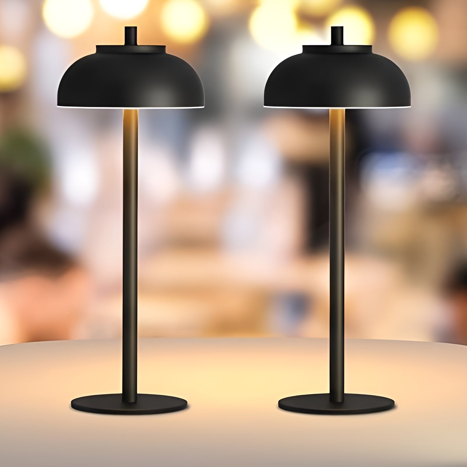 Elegant Rechargeable Table Lamp with Dimmable LED - Three Light Modes and USB