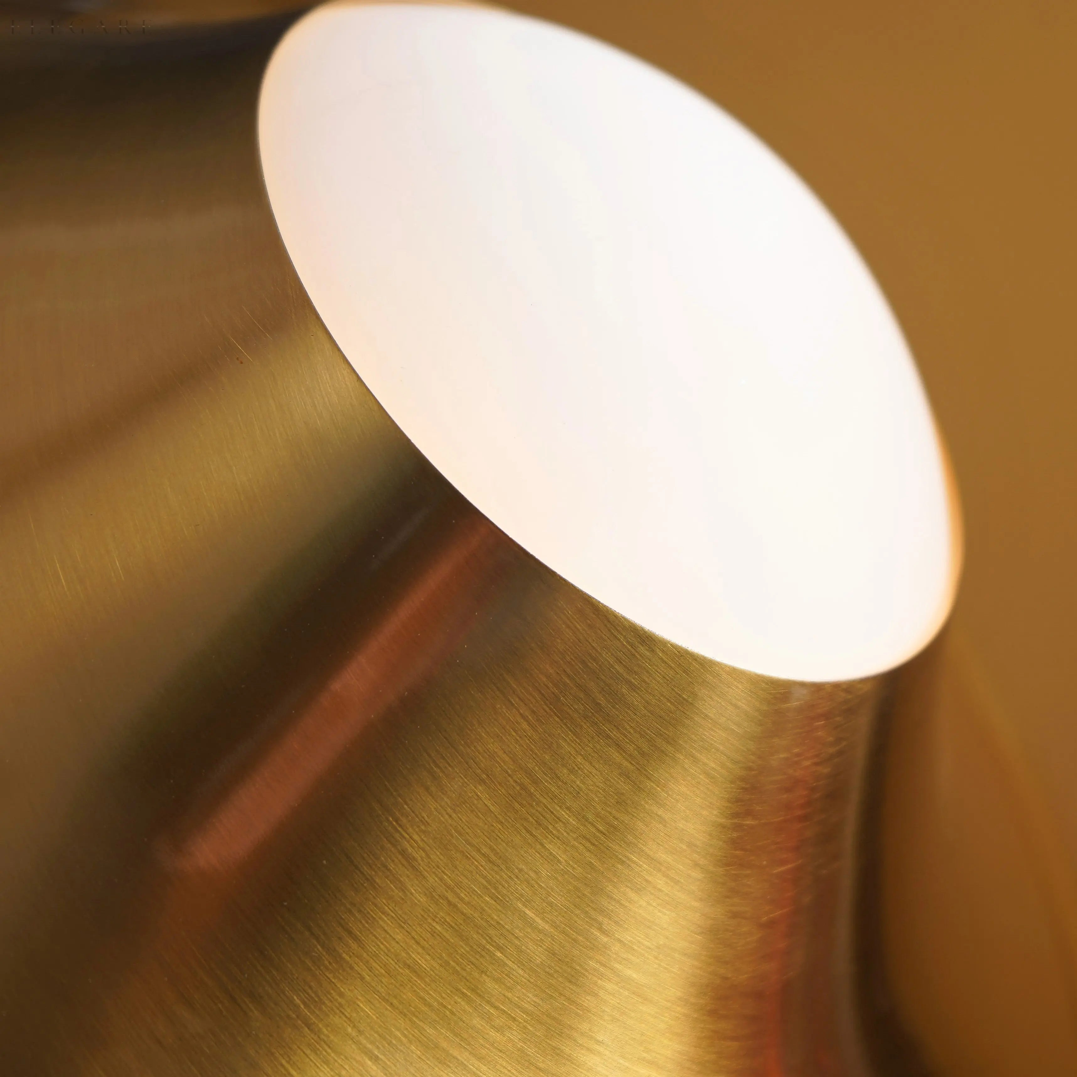 Elegant Gold Table Lamp With LED - Scandinavian Design For Atmospheric Interiors
