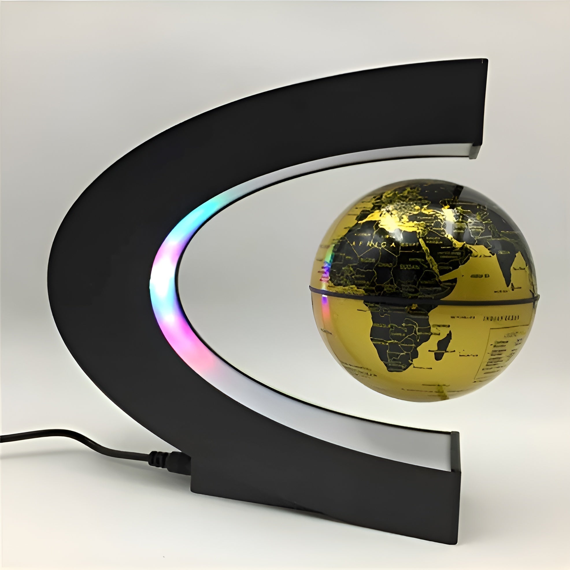Magical Floating Globe - with LED Lighting and Educational Touch