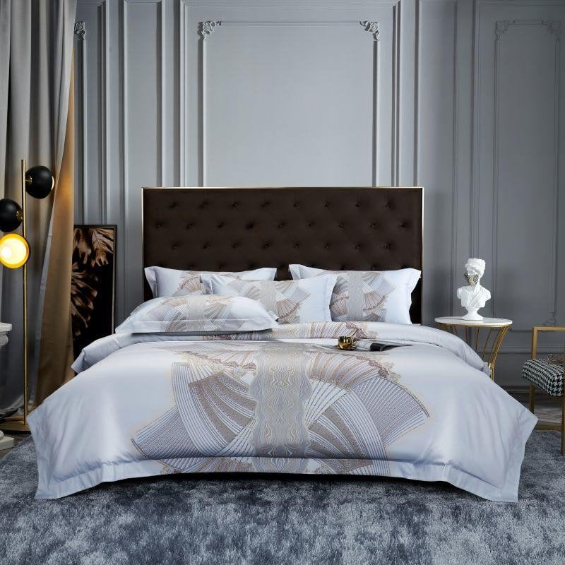 Silver Sails – Luxurious Egyptian Cotton Duvet Cover