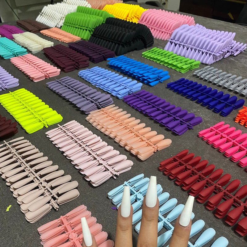 ChicNails - Matta Press On Naglar Set 24 Stycken