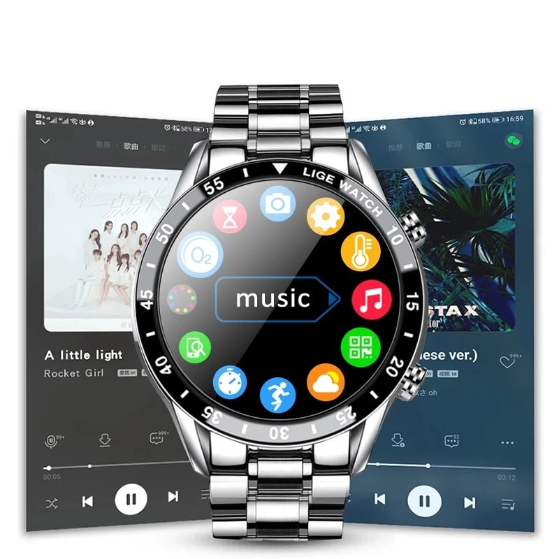 LuxeFit Watch – Stylish Multifunctional Smartwatch