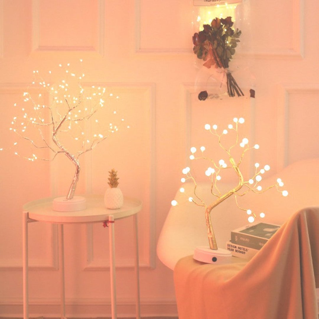 BrightTree Table Lamp - Elegant Bonsai Table Lamp for Atmospheric Rooms and Children