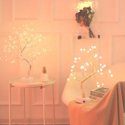 BrightTree Bordslampa - Elegant Bonsai Bordslampa för Stämningsfulla Rum och Barn