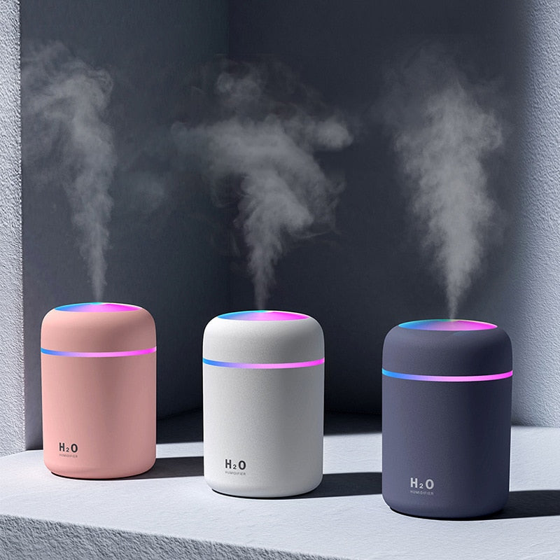 AquaMist Air Purifier - Colorful Lighting for Atmosphere