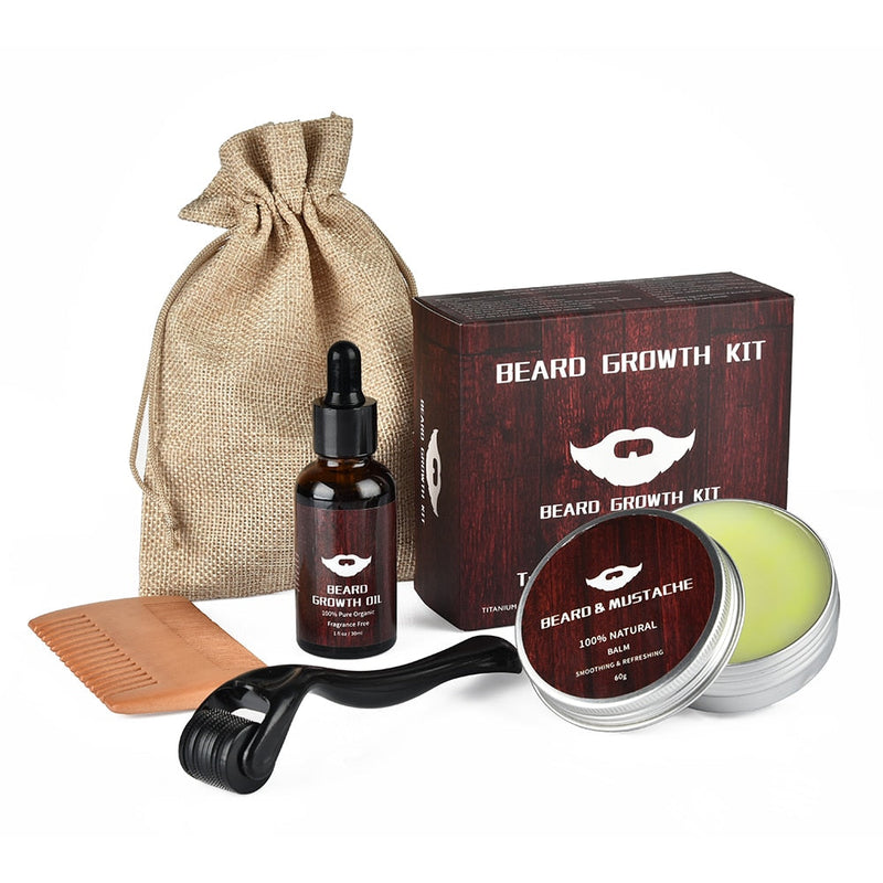 BeardBoost – Vårdande Kit för Skäggväxt för Huden