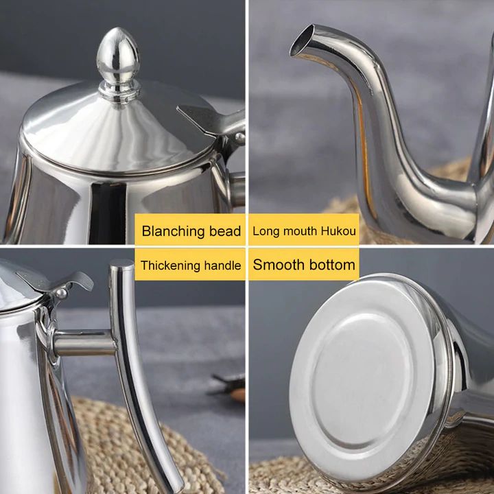 Stylish Infusio Teapot - in Stainless Steel for Perfect Teatimes