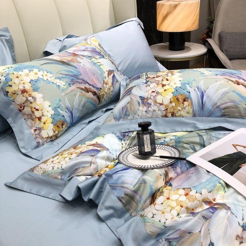 Hortensia Haven – Luxurious Duvet Cover Set in Egyptian Cotton