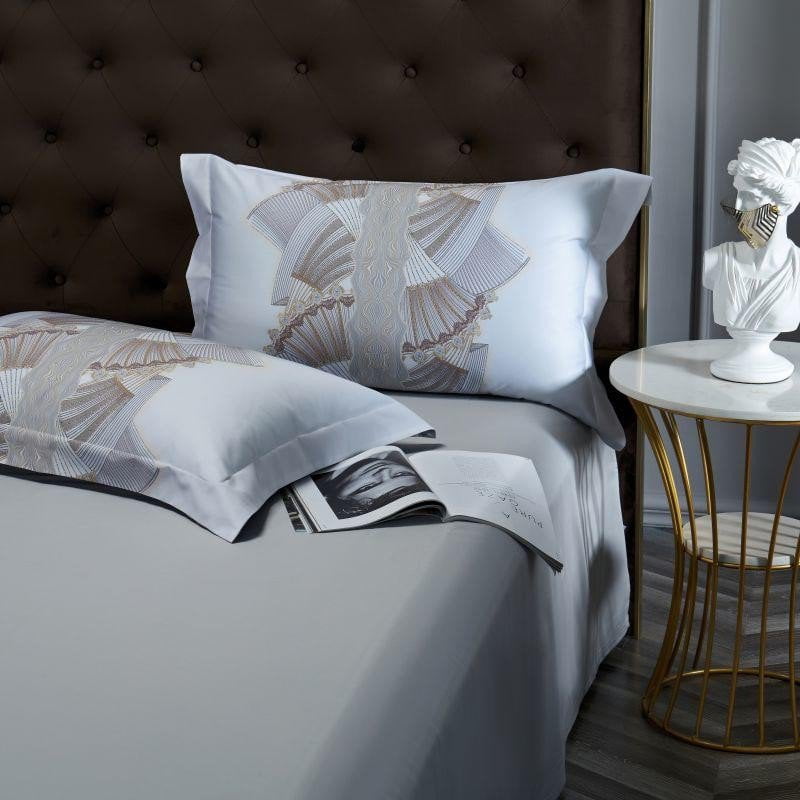 Silver Sails – Luxurious Egyptian Cotton Duvet Cover