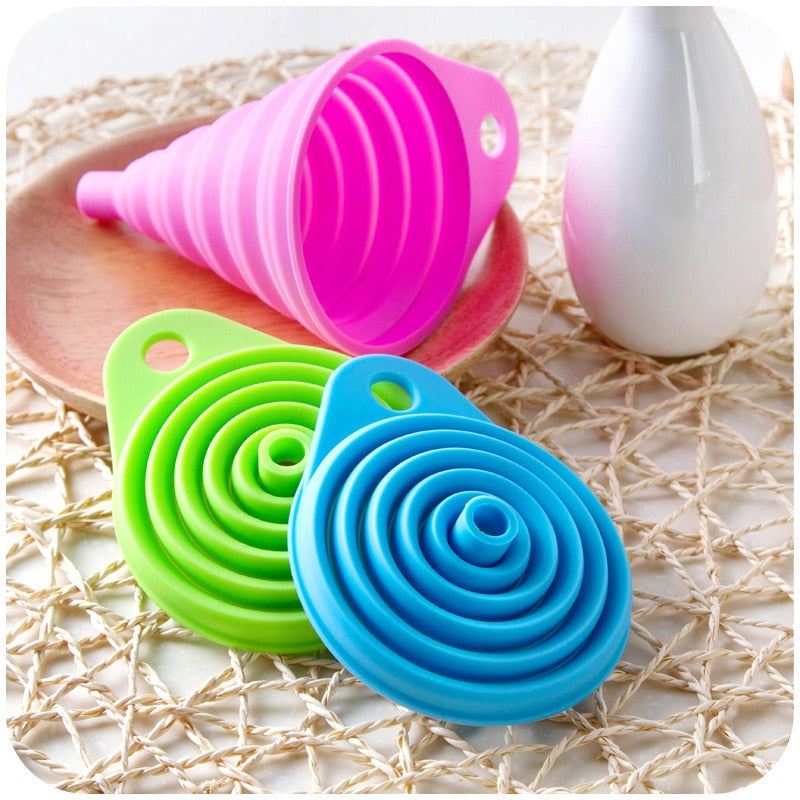 FoldEase Funnel - Practical Kitchen Tool for Quick Pours