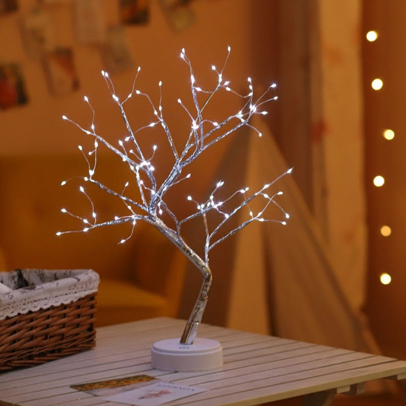 BrightTree Bordslampa - Elegant Bonsai Bordslampa för Stämningsfulla Rum och Barn