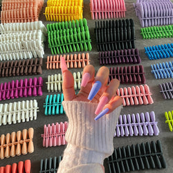 ChicNails - Matta Press On Naglar Set 24 Stycken