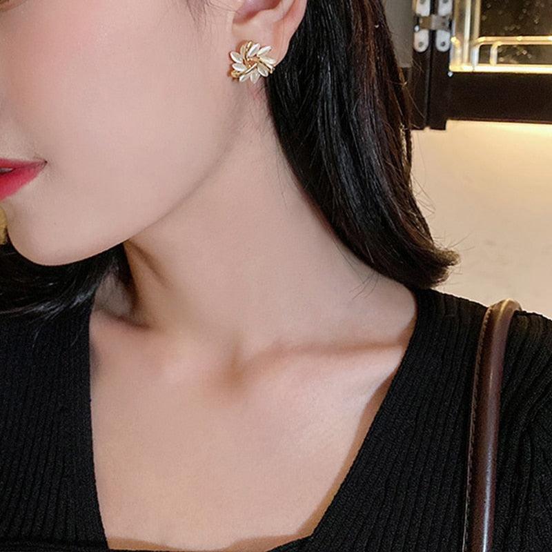 BlossomStud Earrings – Elegant Sakura Earrings