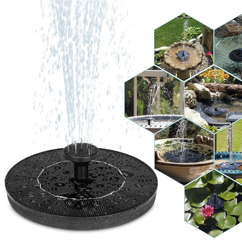 ZenFlow Fountain - Sustainable Solar Energy Garden Accessory