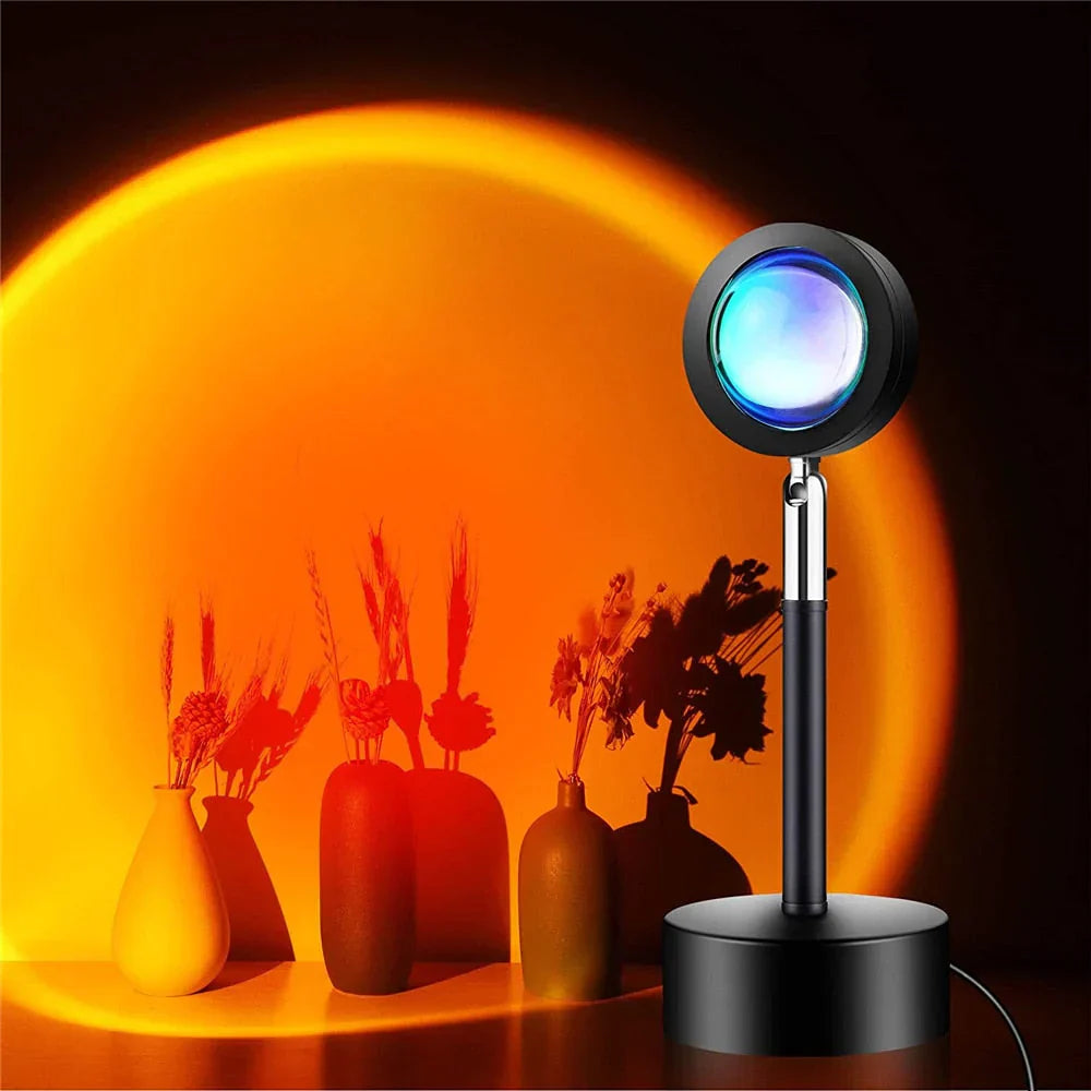 GlowSphere – Magical sunset lamp with 4 colors