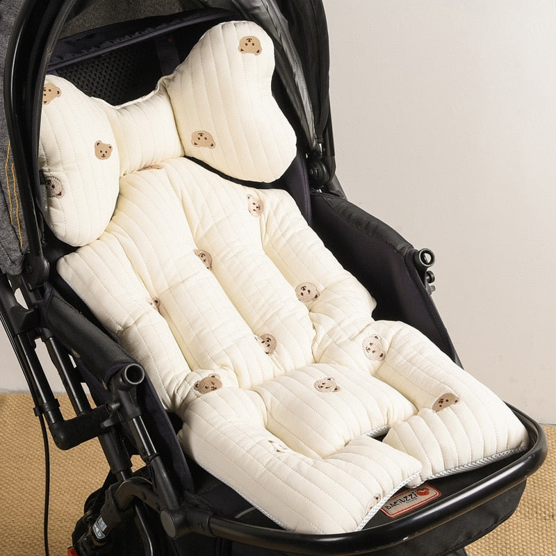 SnuggleRide - Comfortable Stroller Cushion with Stylish Prints