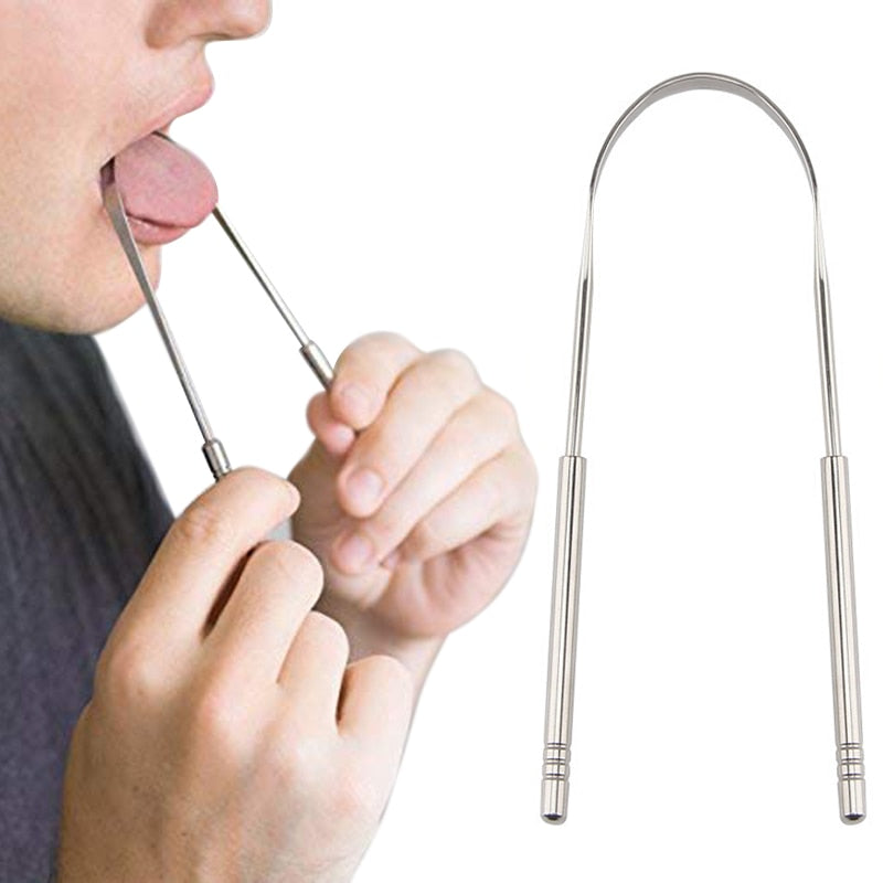 ScrapeMaster – High Quality Stainless Steel Tongue Scraper