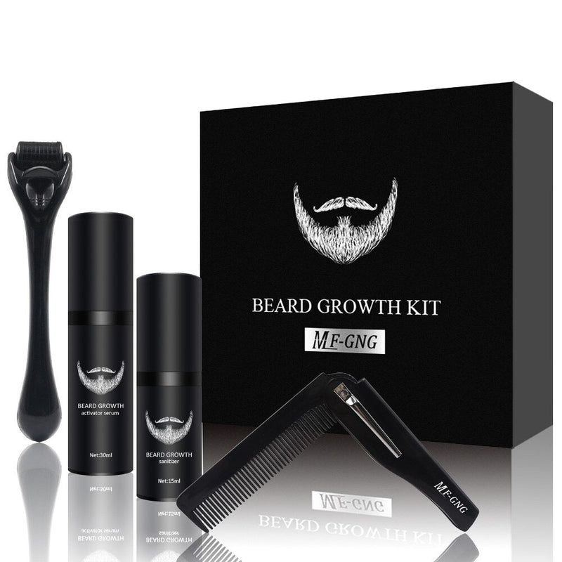 BeardBoost – Vårdande Kit för Skäggväxt för Huden