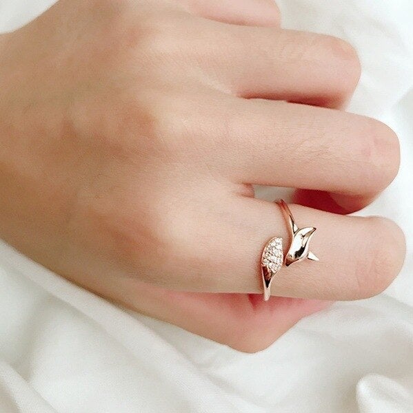 Elegant silver winter ring - Renara 
