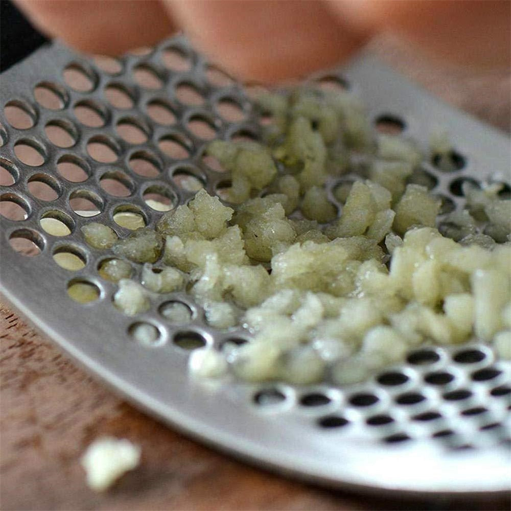 RVS Curves Garlic Press