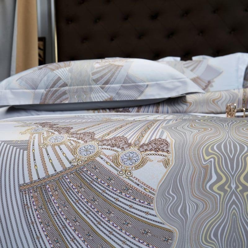 Silver Sails – Luxurious Egyptian Cotton Duvet Cover