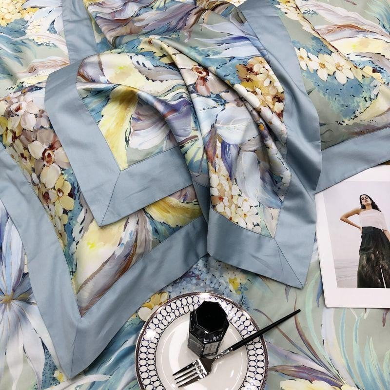 Hortensia Haven – Luxurious Duvet Cover Set in Egyptian Cotton