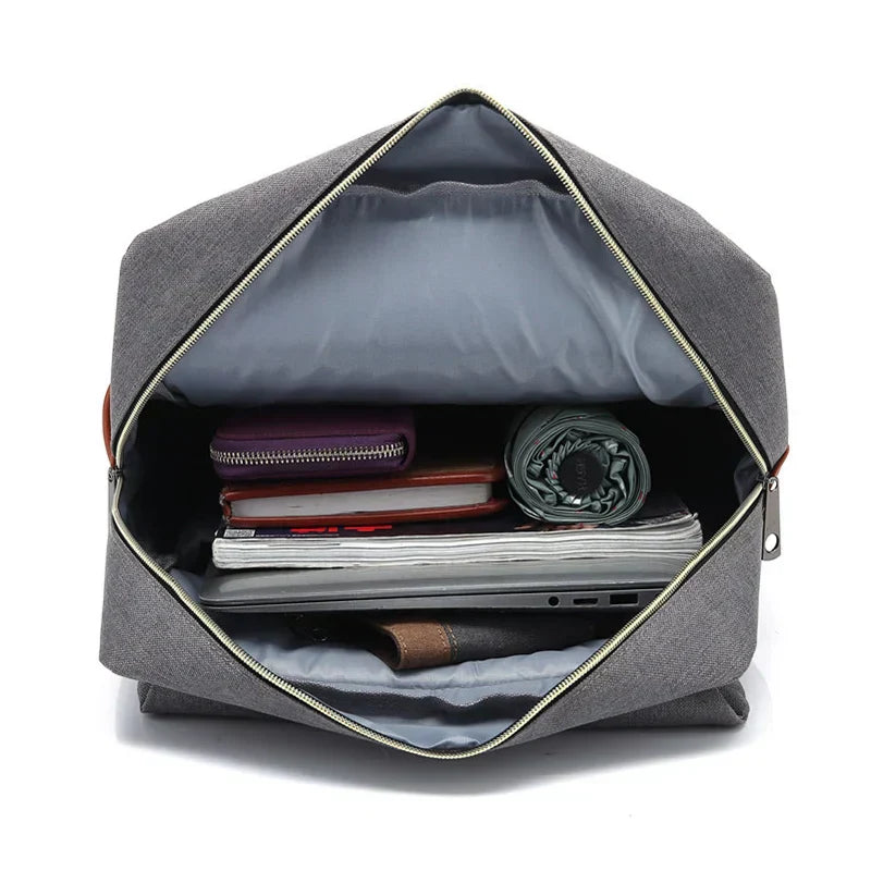 Vintage Oxford Backpack - Stylish Vintage Oxford Backpack for Adventurous Students and Travelers