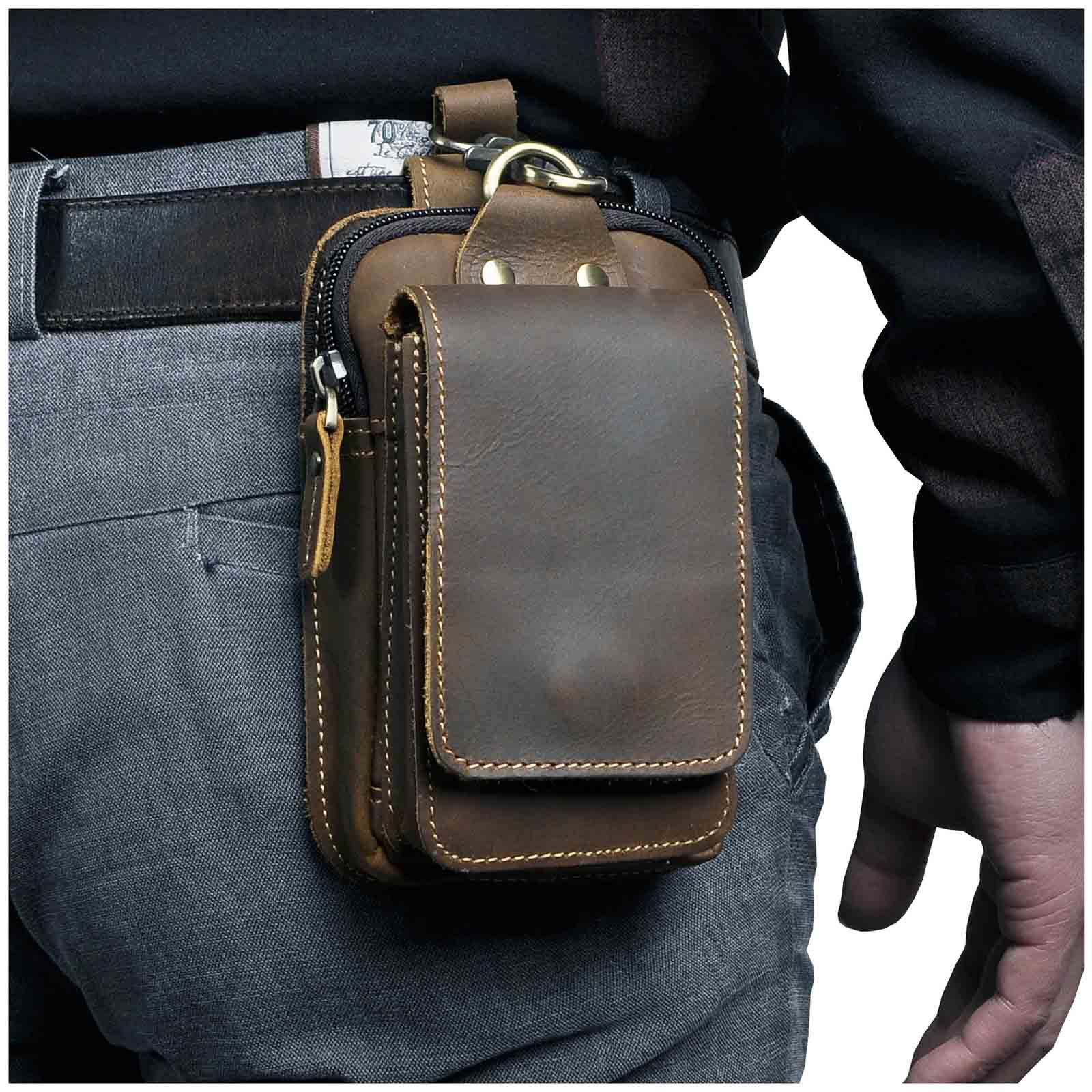 EliteGuard – Luxury Leather Carrying Strap for Men