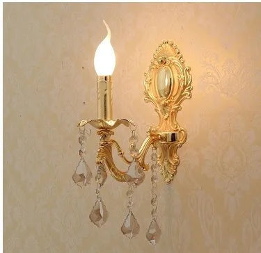 LuminousAura – LED Crystal Ceiling Lamp for an Atmospheric Bedroom
