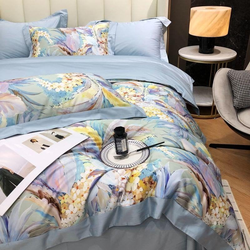 Hortensia Haven – Luxurious Duvet Cover Set in Egyptian Cotton