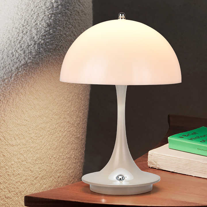 ShroomLite - Mushroom-Shaped Modern LED Table Lamp