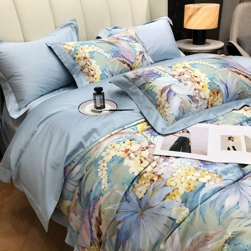 Hortensia Haven – Luxurious Duvet Cover Set in Egyptian Cotton